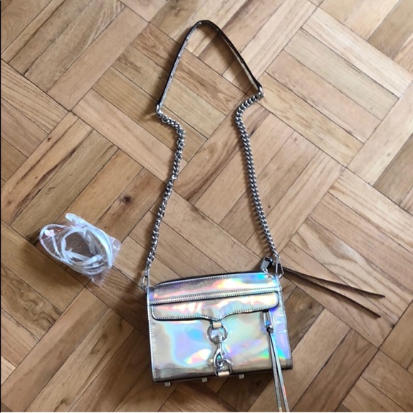 Rebecca Minkoff Handbags - Holographic Iridescent Rebecca Minkoff Mini Mac